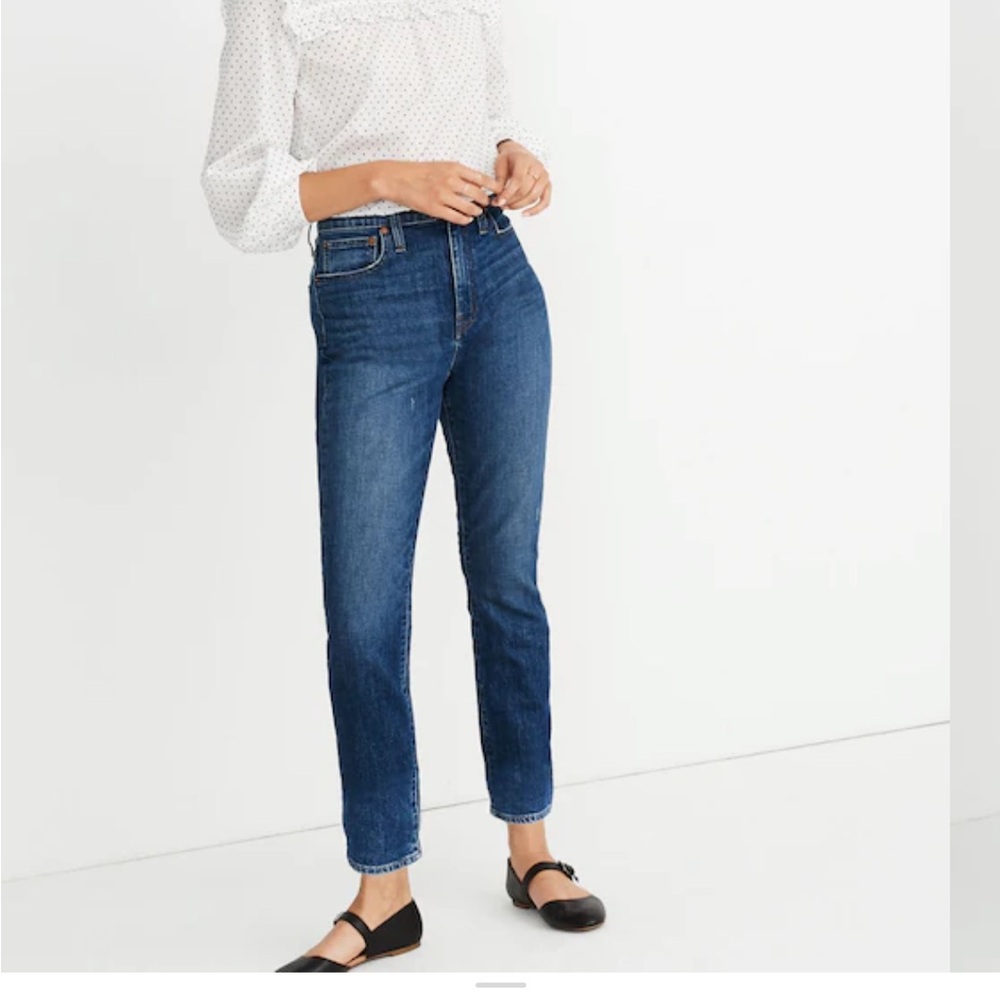 Madewell High-Rise Slim Crop Boyjean